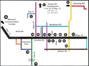 Augusta Wi Business Map